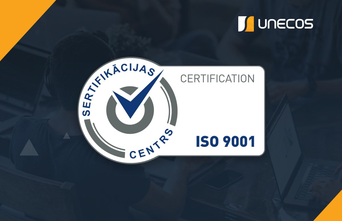 UNECOS Certification - ISO 9001:2015